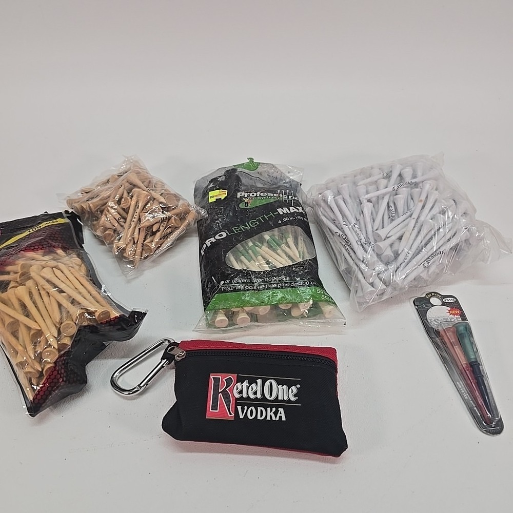 Kettle One®‎ Vodka Golf Kit Tee Bag 4 Bags Of Tees VS110 Tees For Pros